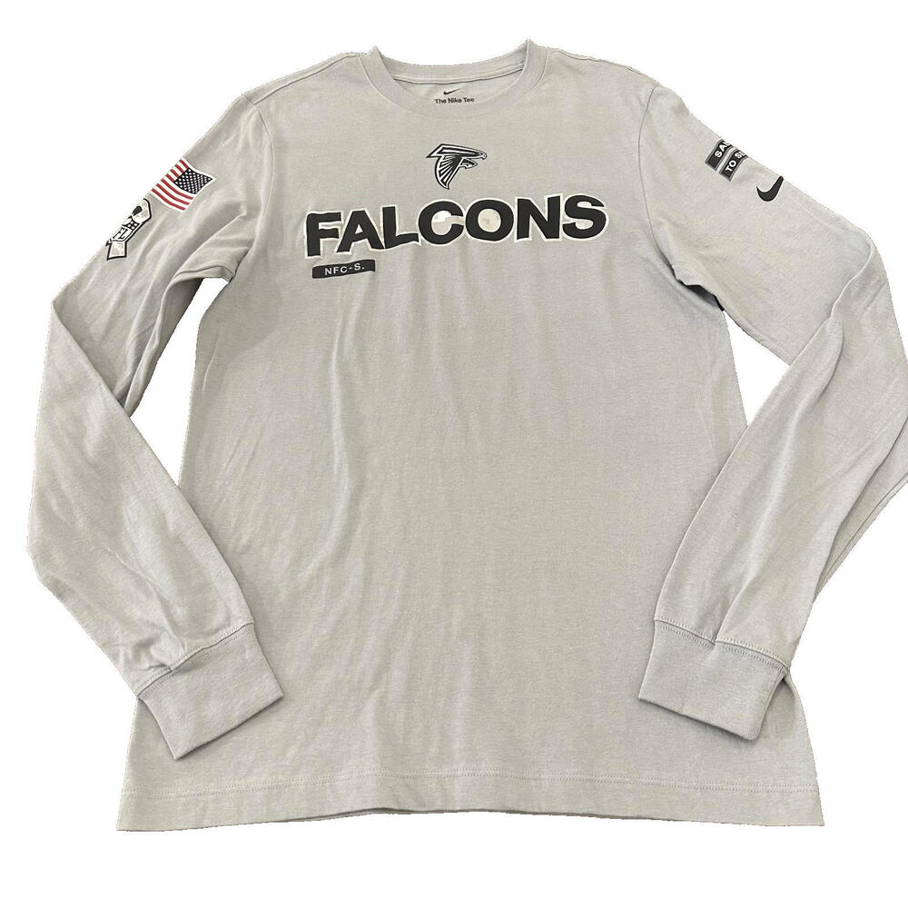 New Nike Atlanta Falcons Salute to Service Long Sleeve Shirt Size Men's Large